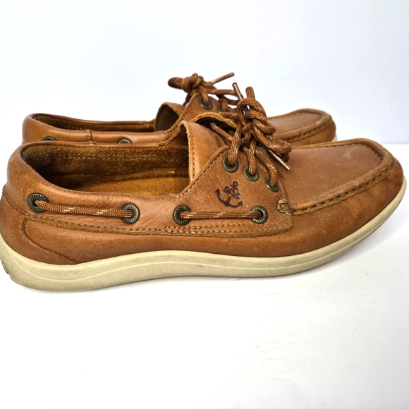 SAS Real Leather Loafers Mens size 7.5 - Picture 1 of 3